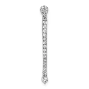 14k White Gold 1/3ct. Diamond Fancy Pendant