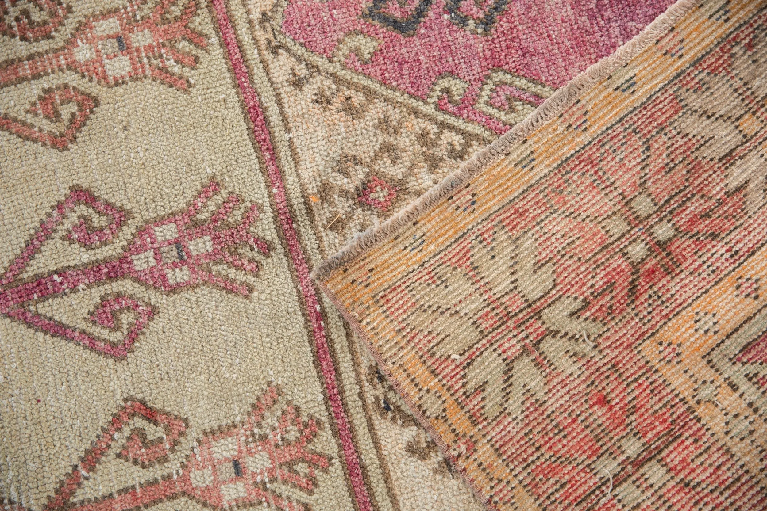 4.5x11.5 Vintage Distressed Oushak Rug Runner