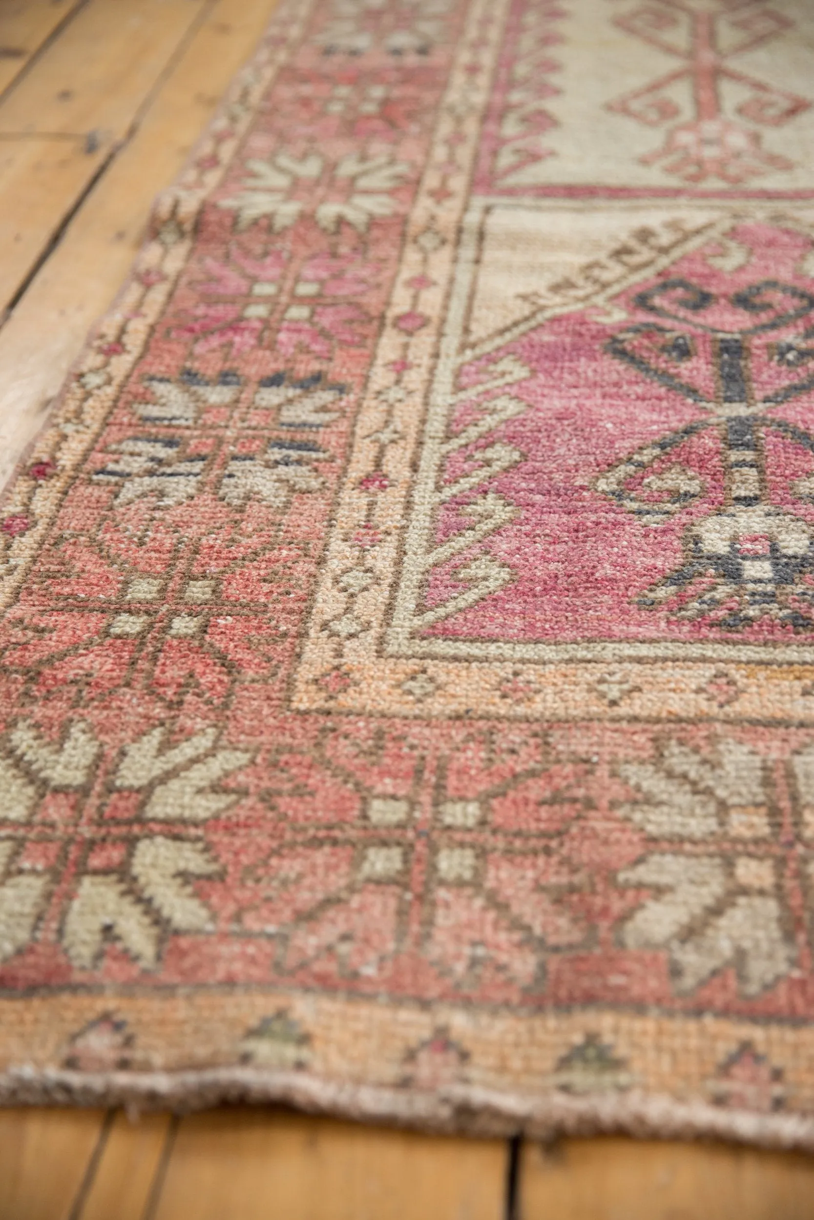 4.5x11.5 Vintage Distressed Oushak Rug Runner
