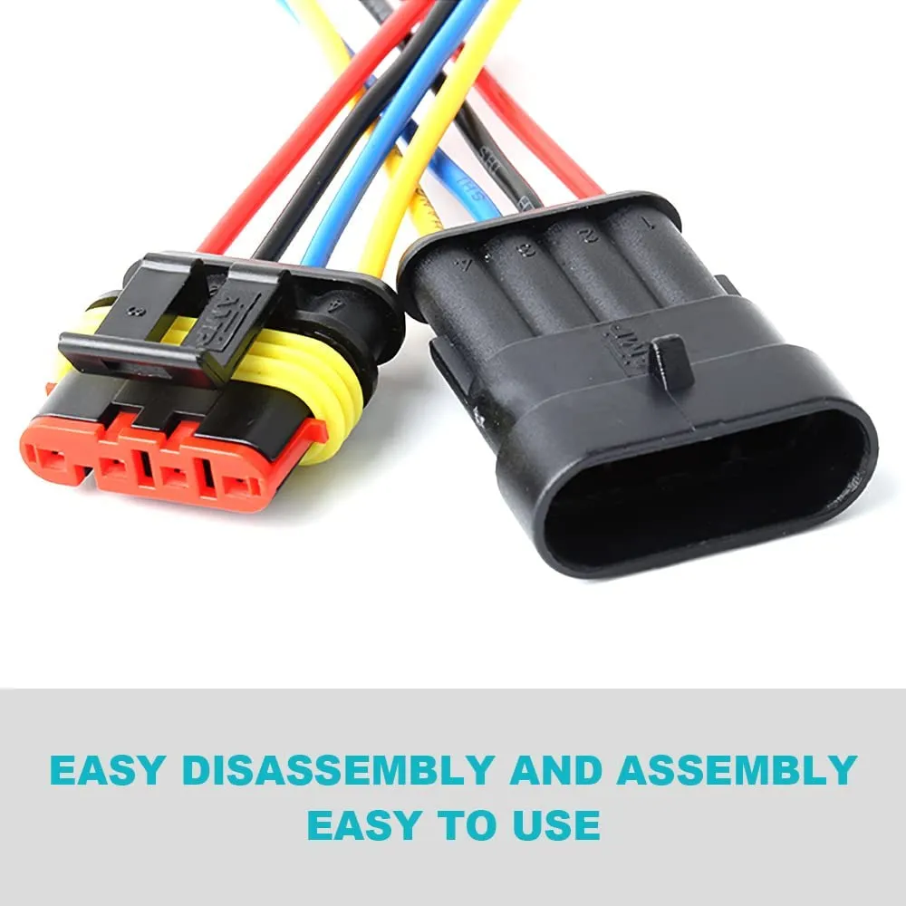 708 Piece Waterproof Electrical Wire Automotive Plug Connector Kit