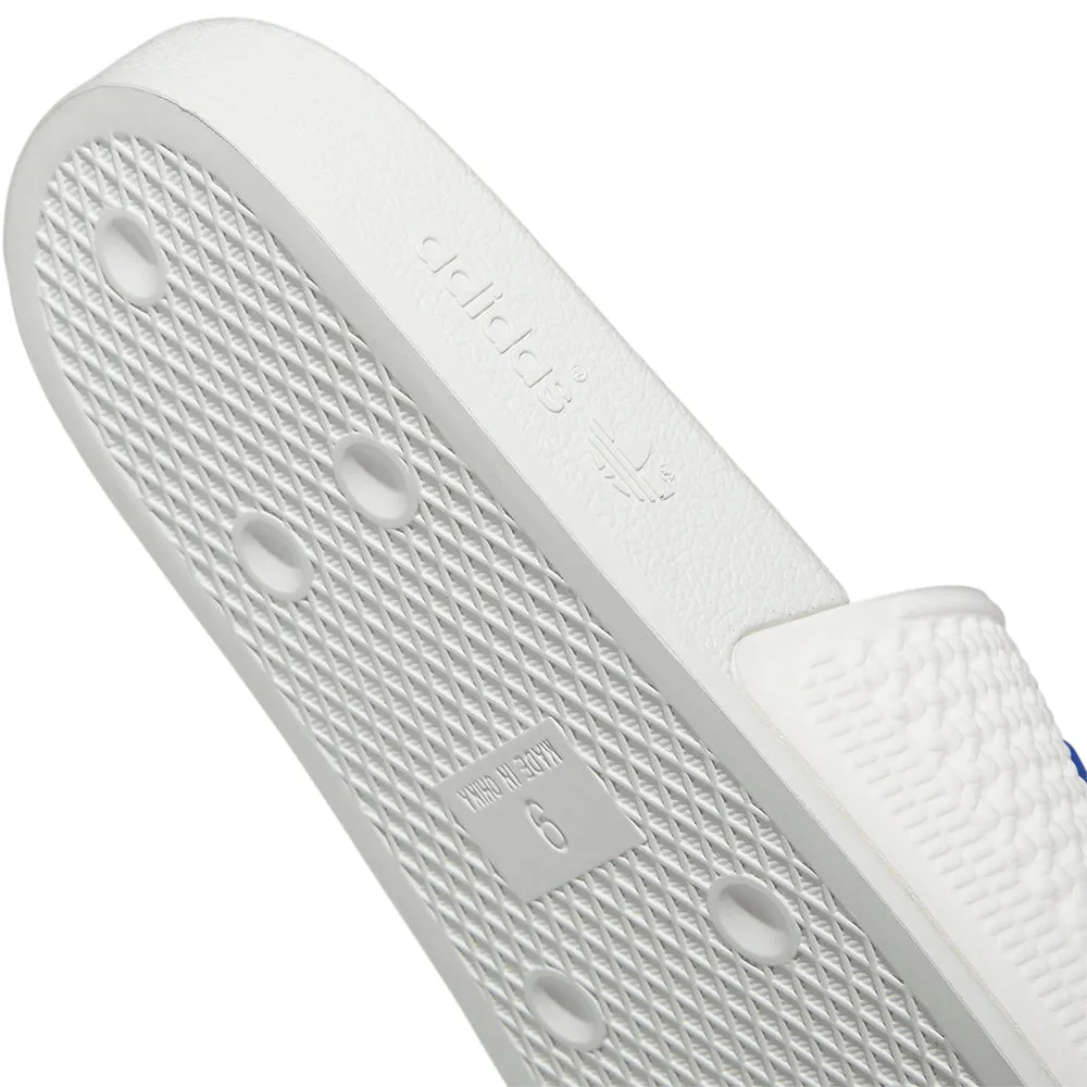 Adidas Shmoofoil Slides Core White/Royal Blue/Core White