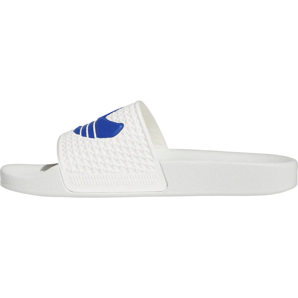 Adidas Shmoofoil Slides Core White/Royal Blue/Core White
