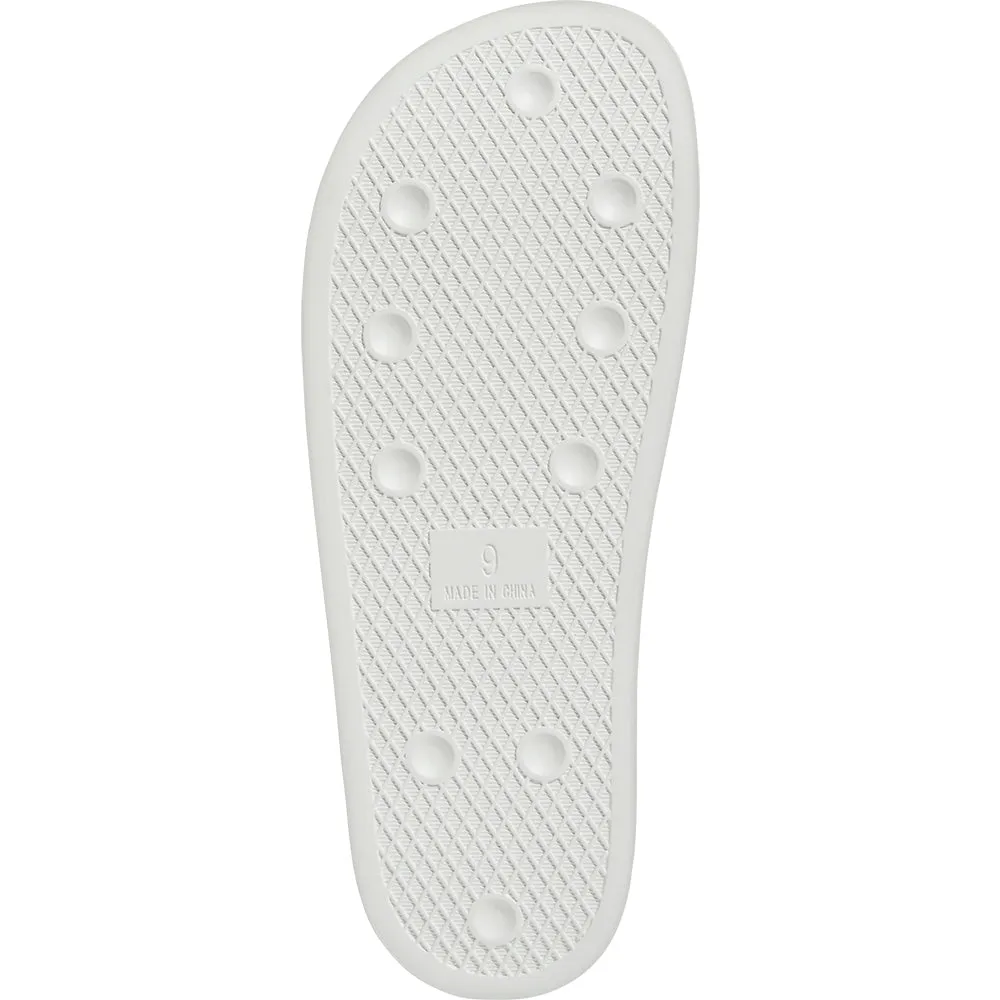 Adidas Shmoofoil Slides Core White/Royal Blue/Core White