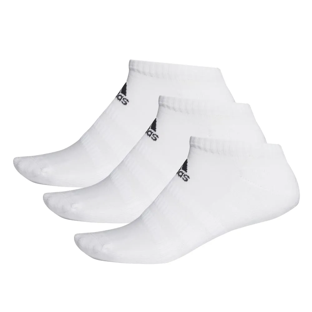 Adidas Unisex Cushioned Low Socks - 3 Pairs