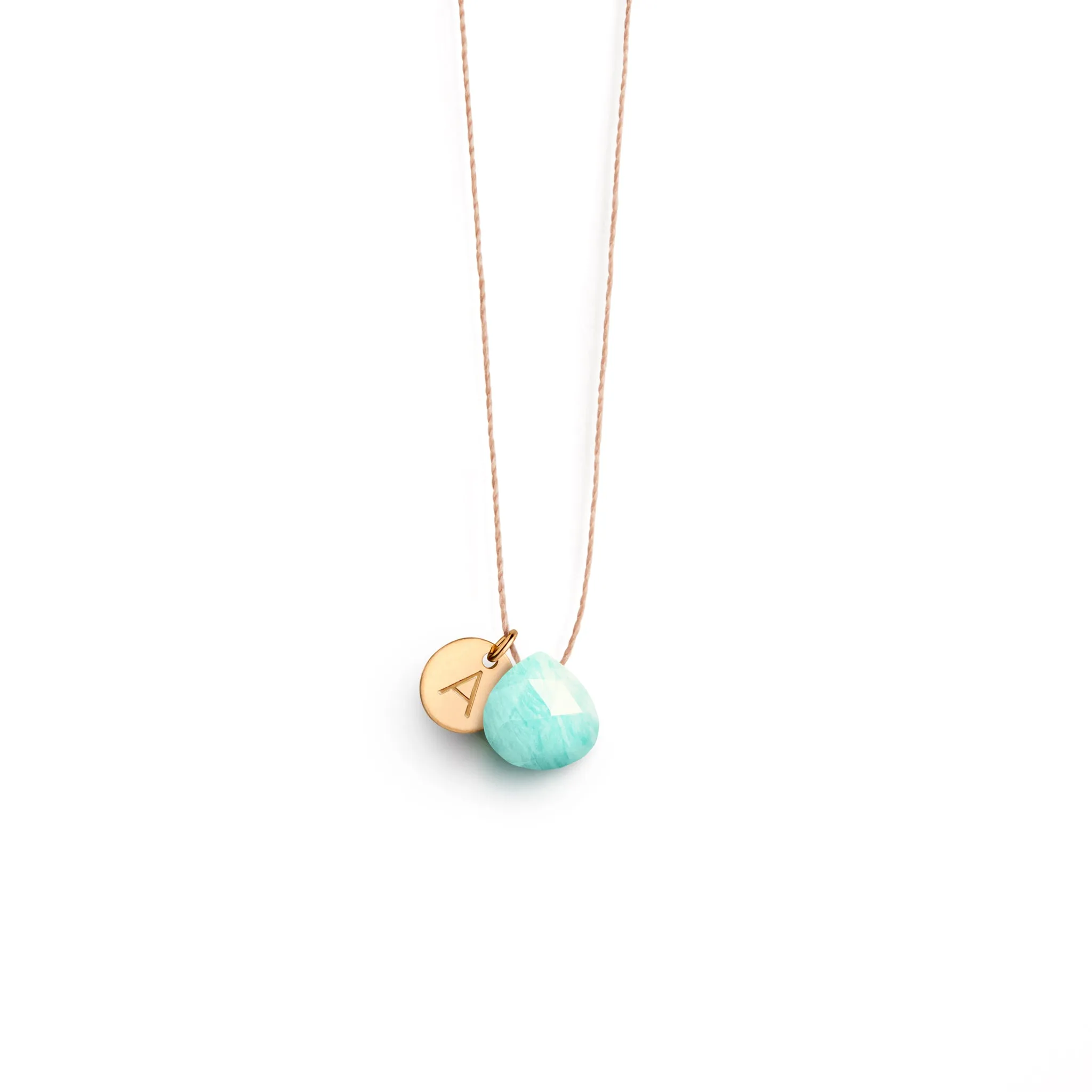 Amazonite Fine Cord Necklace