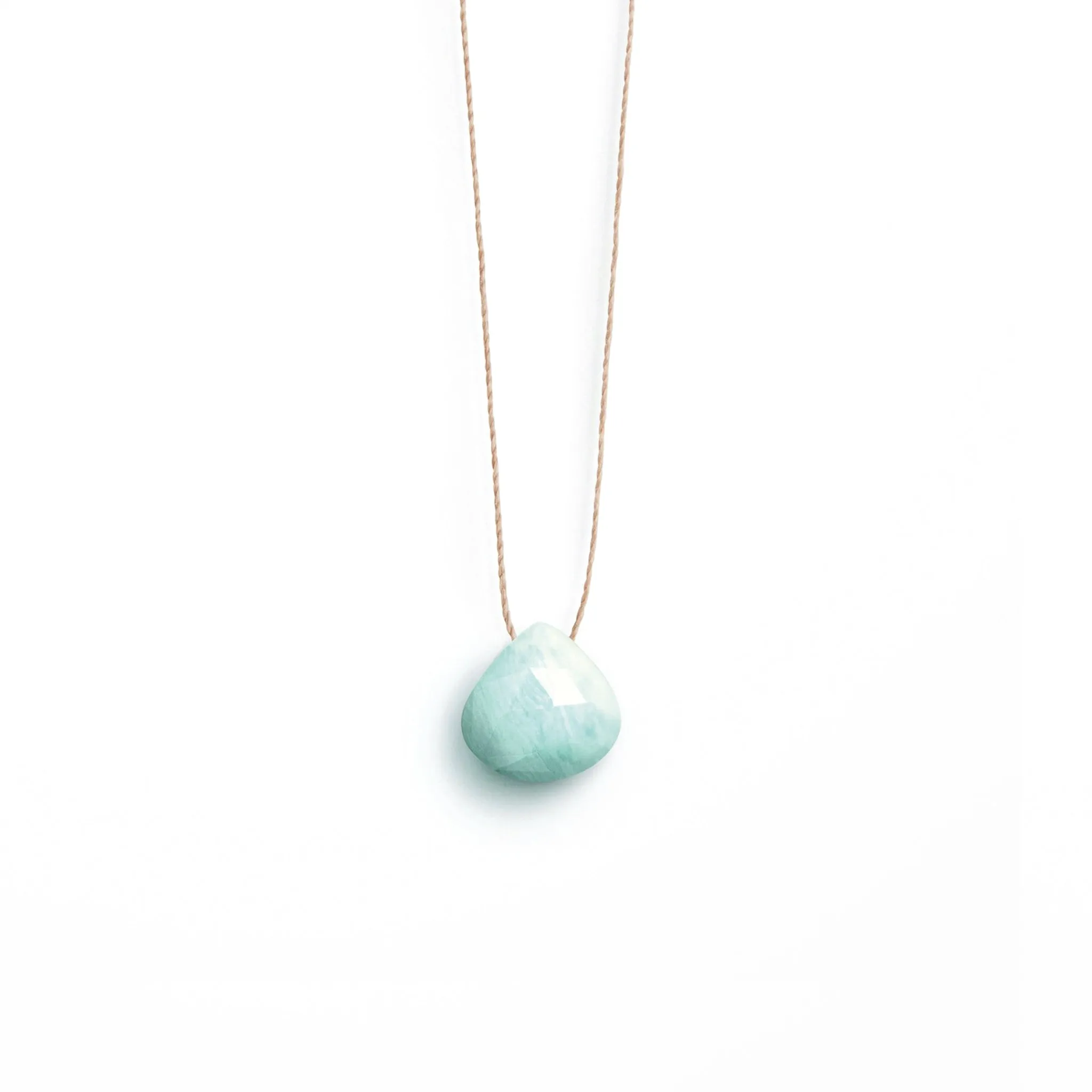 Amazonite Fine Cord Necklace