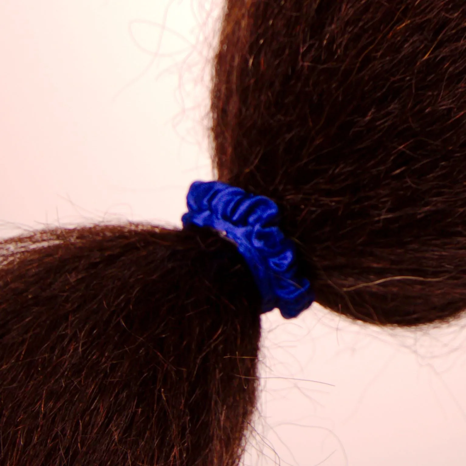 Amelia Beauty, Ocean Mix Skinny Satin Scrunchies, 2in Diameter, Gentle and Strong Hold, No Snag, No Dents or Creases. 12 Pack