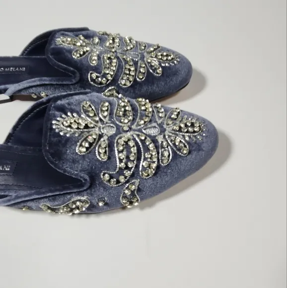 Antonio Melani Velvet Slides