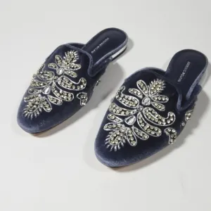 Antonio Melani Velvet Slides
