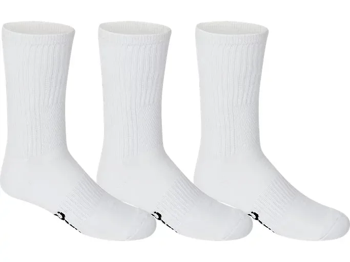 Asics Pace Crew Sock White (3 pair)