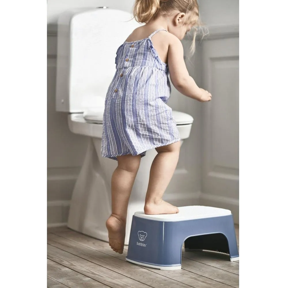 Baby Bjorn Step Stool (Deep Blue/White)