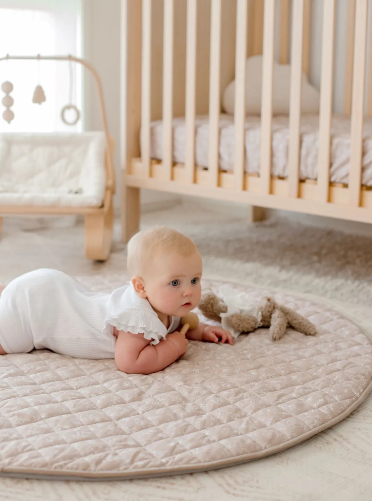 Bambella 2-in-1 Waterproof Cot Sheet & Mattress Protector | Bee Kind