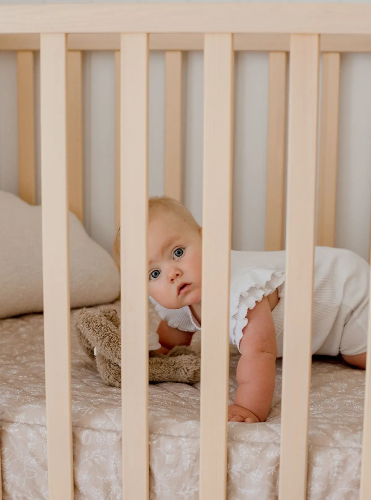 Bambella 2-in-1 Waterproof Cot Sheet & Mattress Protector | Bee Kind
