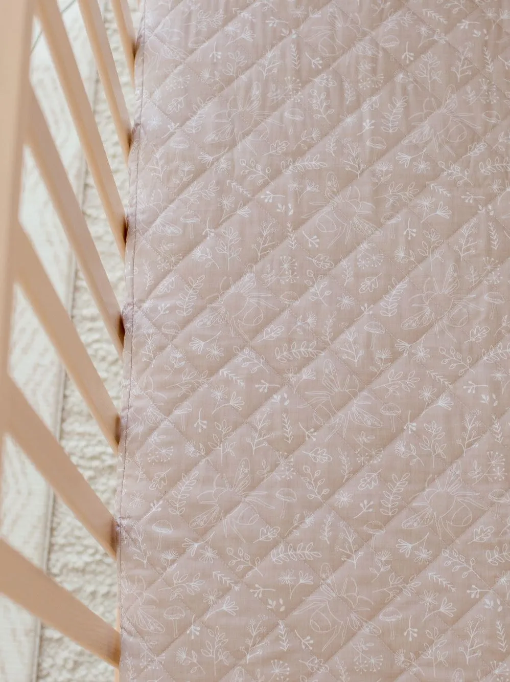 Bambella 2-in-1 Waterproof Cot Sheet & Mattress Protector | Bee Kind