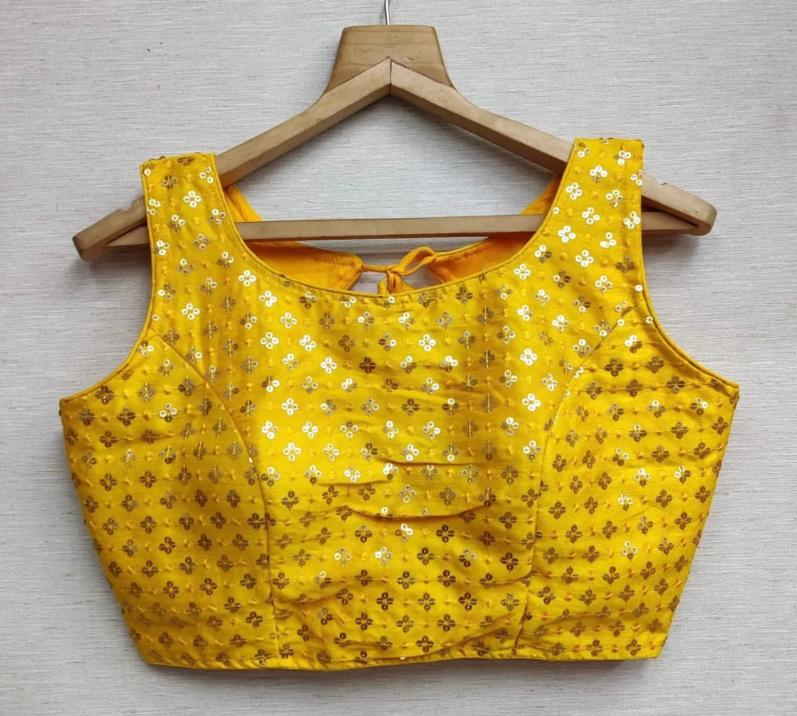 Bangalori Silk Sequins Blouse