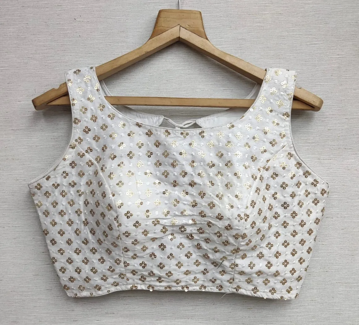 Bangalori Silk Sequins Blouse