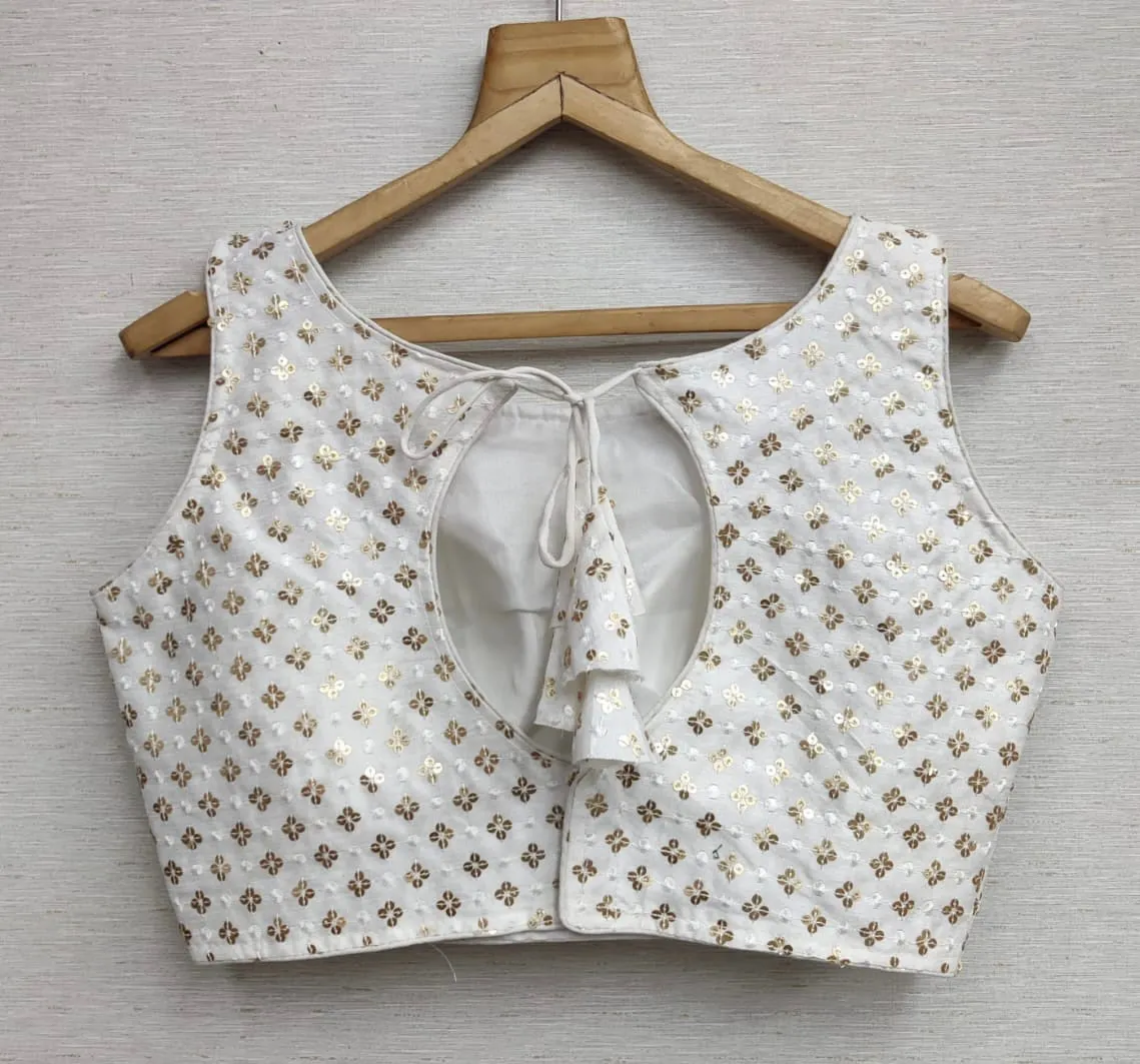 Bangalori Silk Sequins Blouse