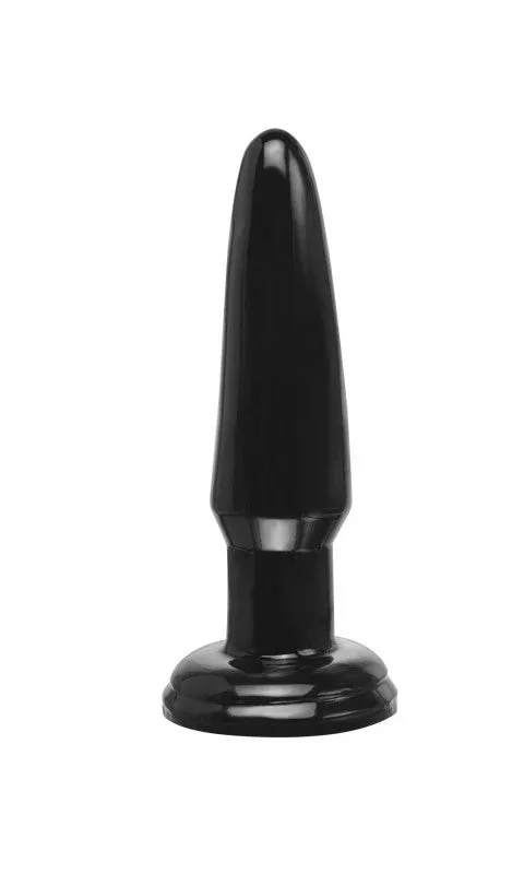 Basix 3.5in Beginners Butt Plug Black