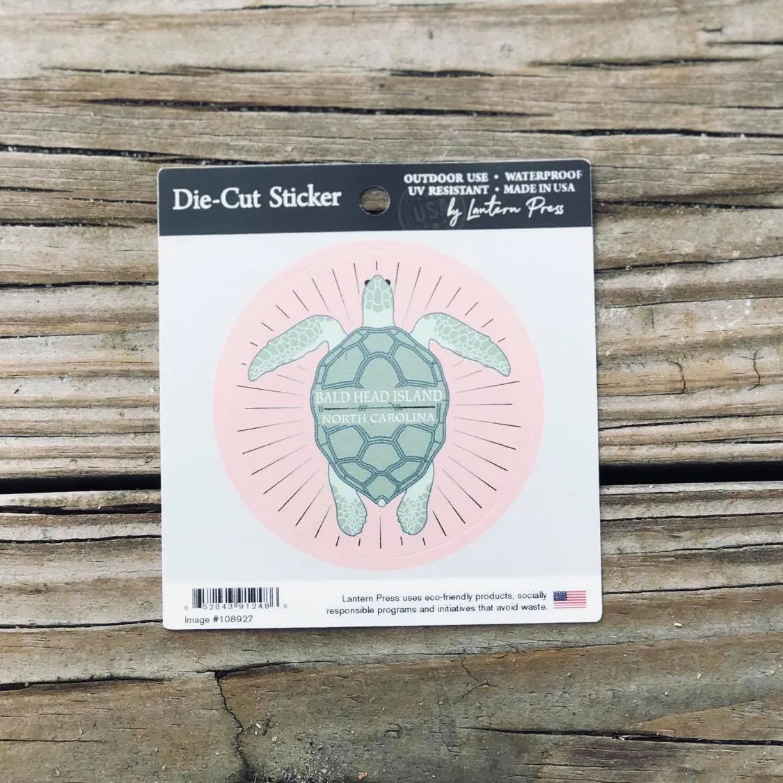 BHIC Pink Sea Turtle Sticker