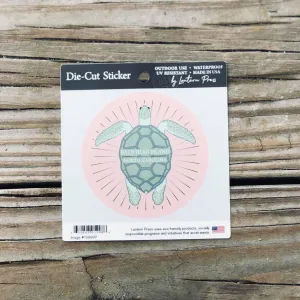 BHIC Pink Sea Turtle Sticker