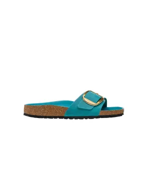 Birkenstock Madrid Big Buckle Oiled Leather Biscay Bay Sandals