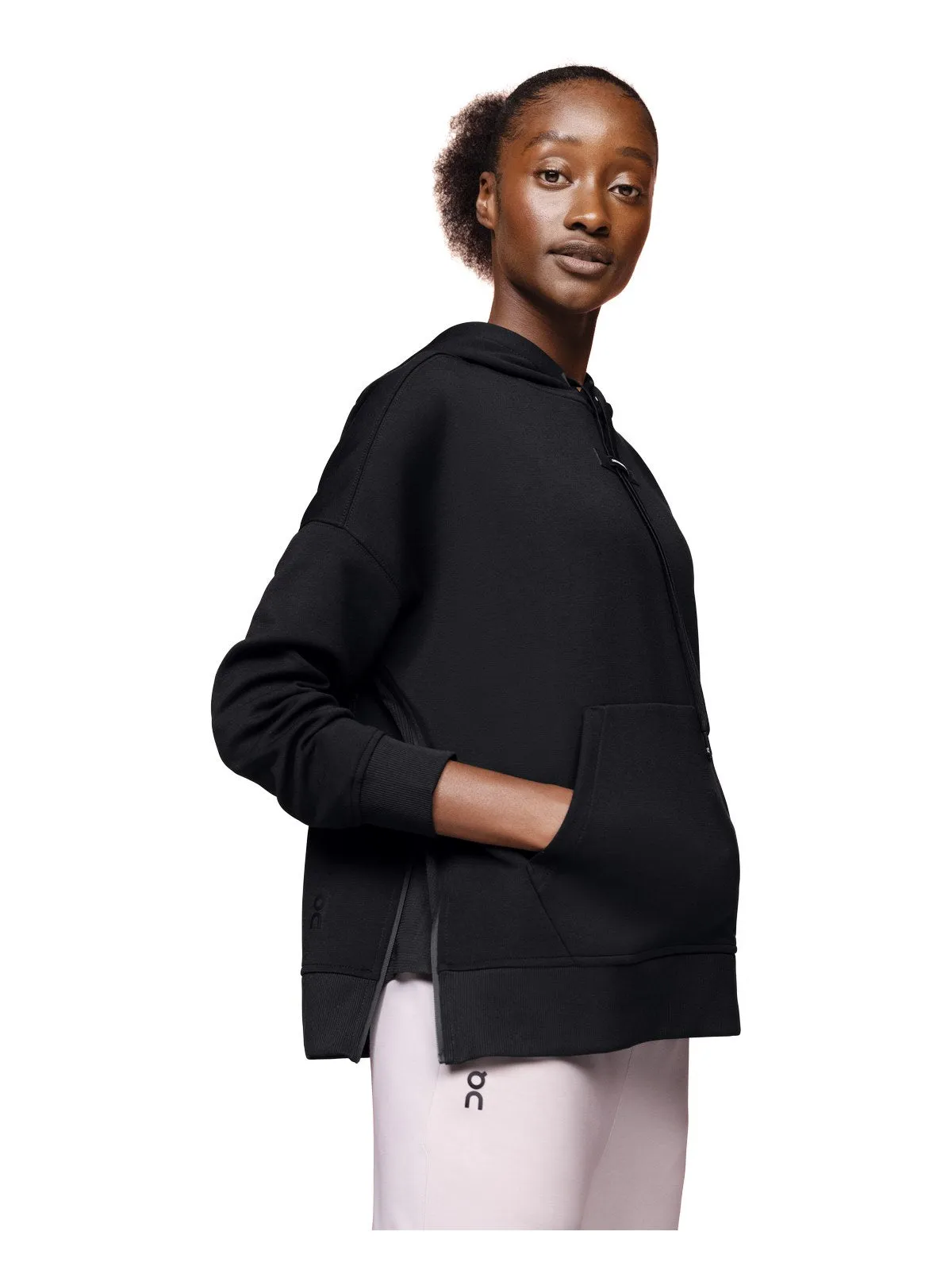Bluza z kapturem damska ON RUNNING Hoodie czarny