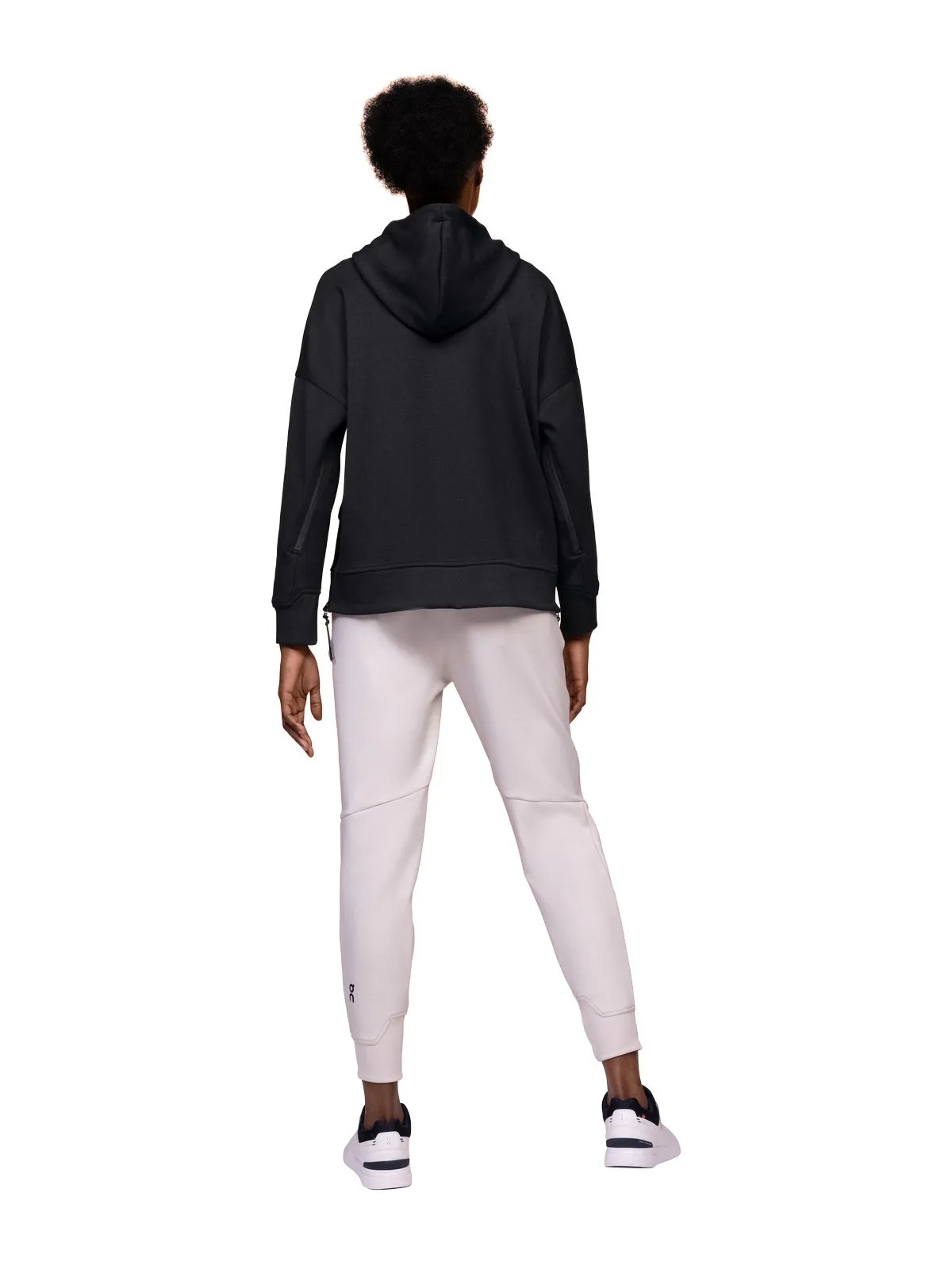 Bluza z kapturem damska ON RUNNING Hoodie czarny
