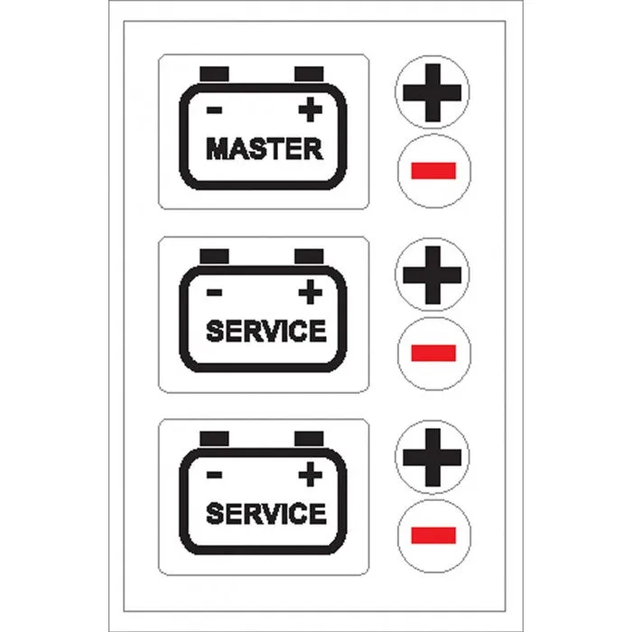 Boat Sticker - Battery Master/Service (L)