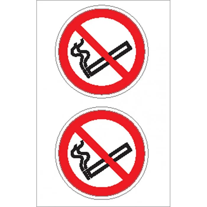 Boat Sticker - No Smoking logo (S)