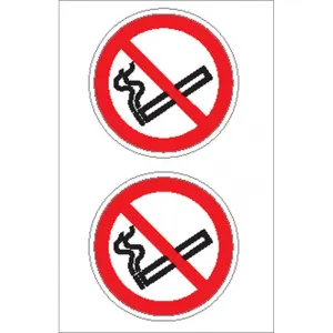 Boat Sticker - No Smoking logo (S)
