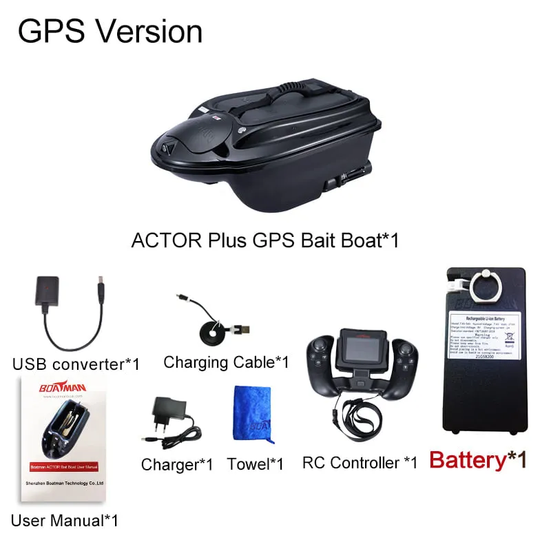 Boatman Actor Plus GPS Bait Boat