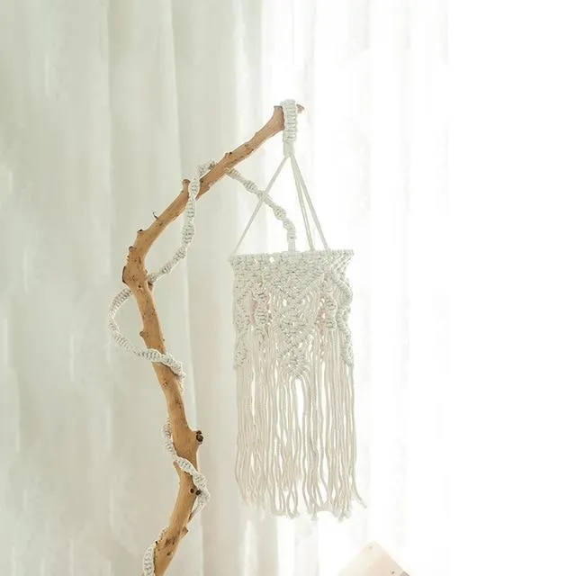 Bohemian Hand-Woven Macrame Lampshades