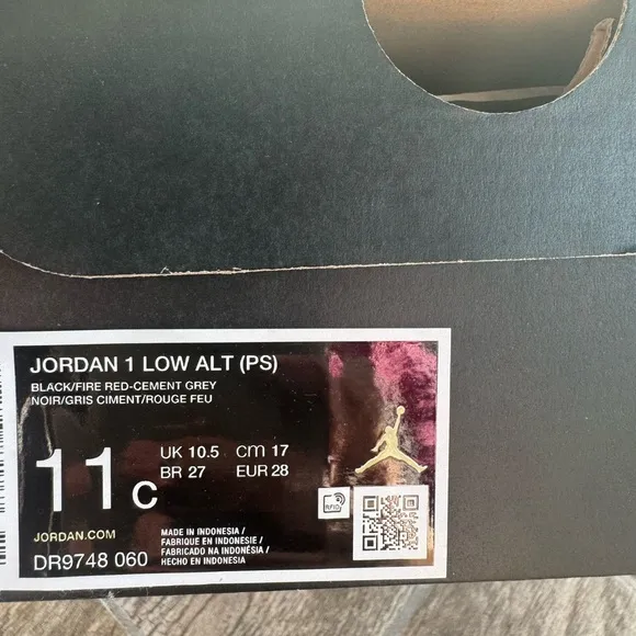 Brand New Air Jordan 1 Low ALT Preschool Kids Sneakers
