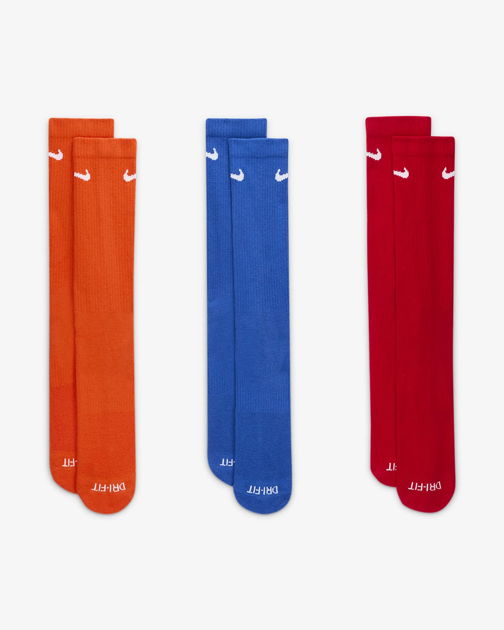 CALZE NIKE TRIPLA EVERYDAY PLUS SOCKS CALZA CROSSFIT 3 PAIA COLORATE