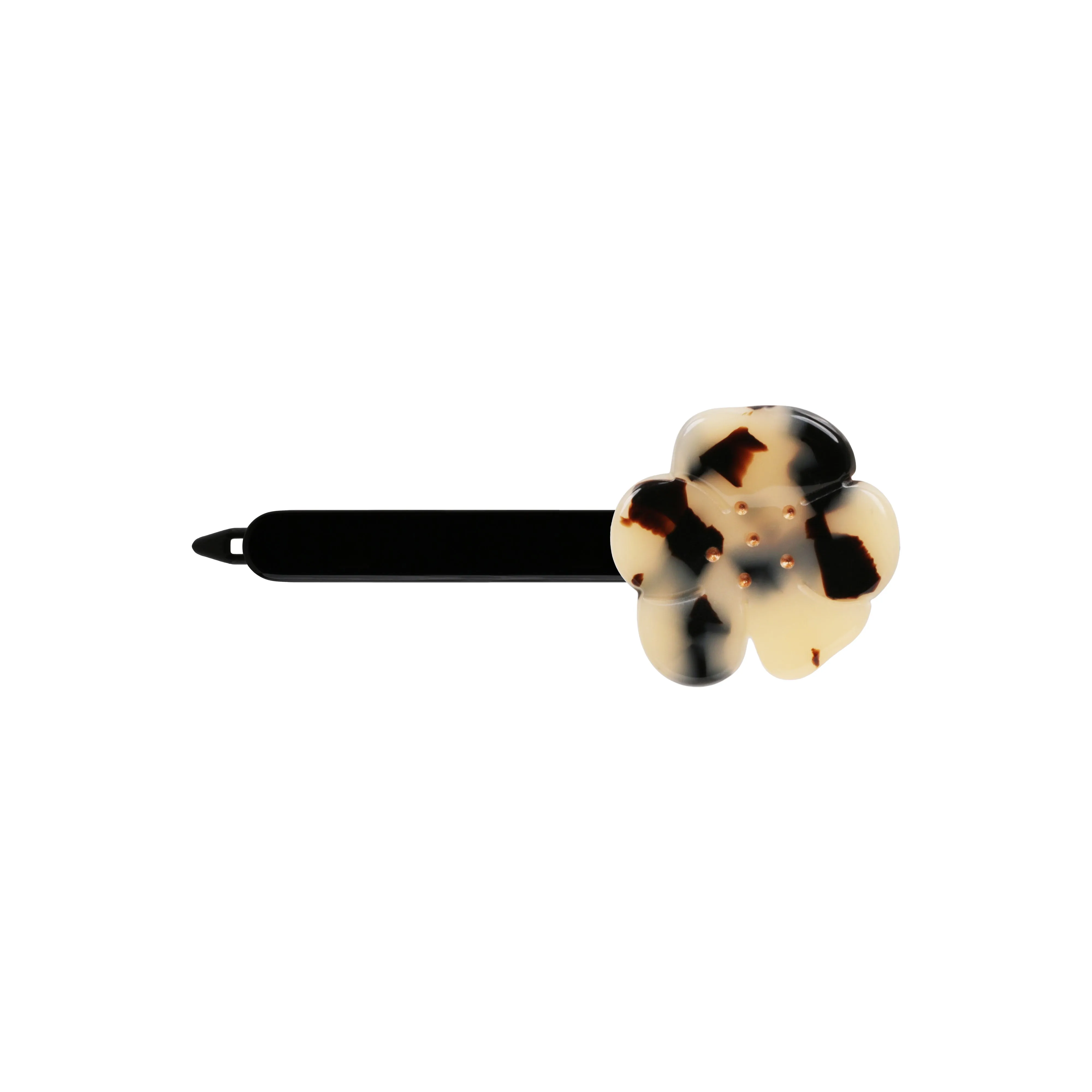Camellia Large Light Tortoiseshell Side Hair Clip