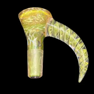 Chase Adams Fume Honeycomb Cropal 3 Hole Slide with Spiral Horn (14mm)