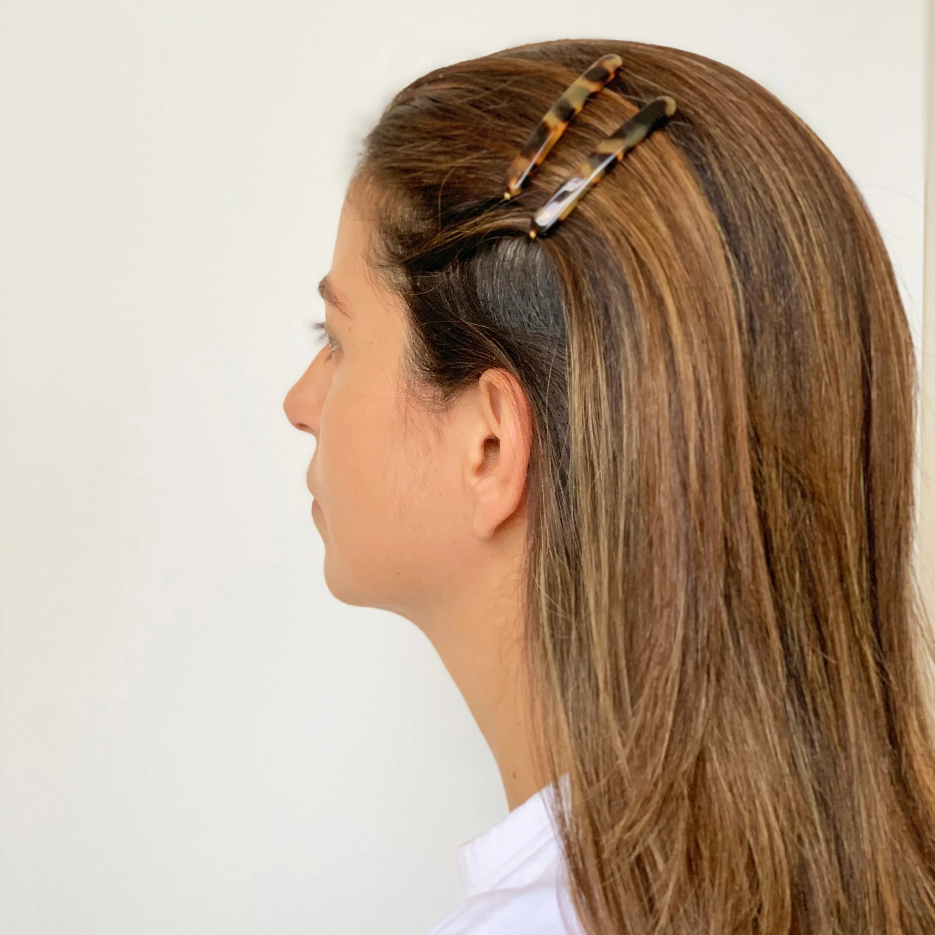 Classic Light Tortoiseshell Hair Slide Set
