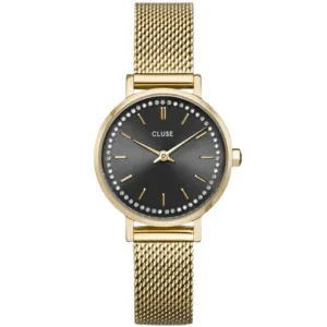 Cluse Boho Chic Petite Crystal Mesh Watch