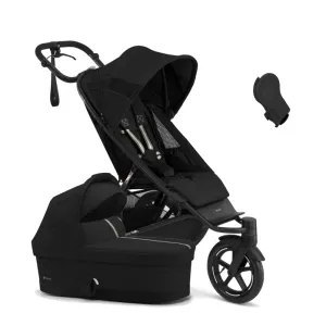 Cybex AVI Spin 3 Wheel Pram - Moon Black