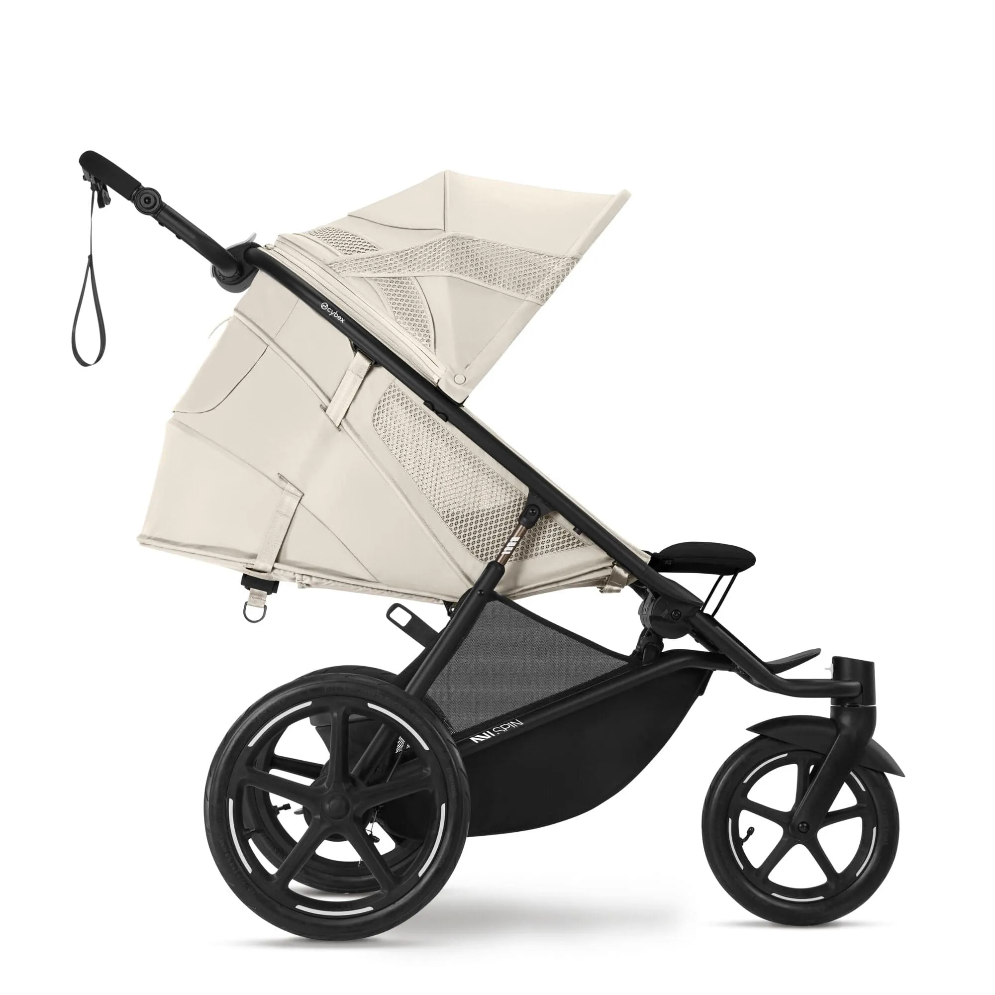 Cybex AVI Spin, Aton B2 Travel System - Seashell Beige