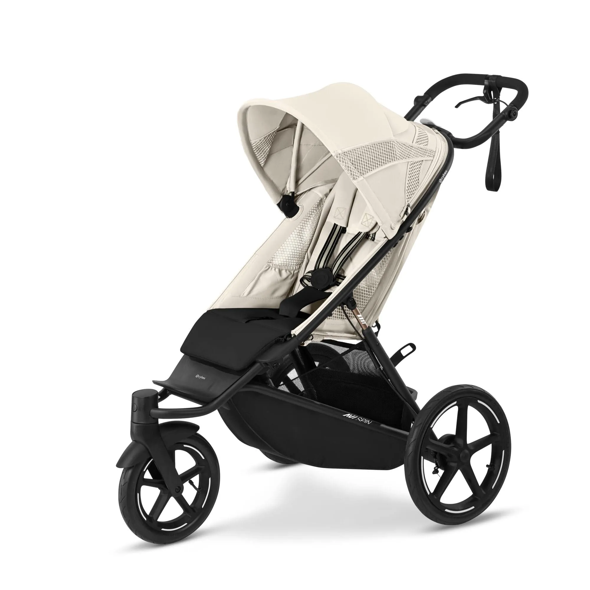 Cybex AVI Spin, Aton B2 Travel System - Seashell Beige