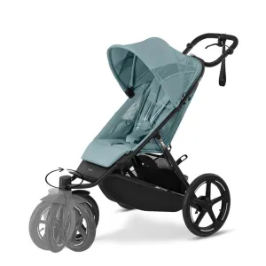 CYBEX AVI SPIN Black 3 Wheel Pushchair - Stormy Blue (2024 New Generation)