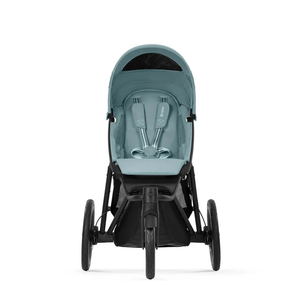 CYBEX AVI SPIN Black 3 Wheel Pushchair - Stormy Blue (2024 New Generation)