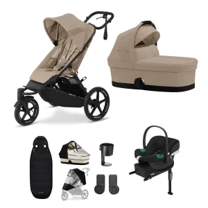 Cybex Avi Spin Comfort Bundle in Almond Beige