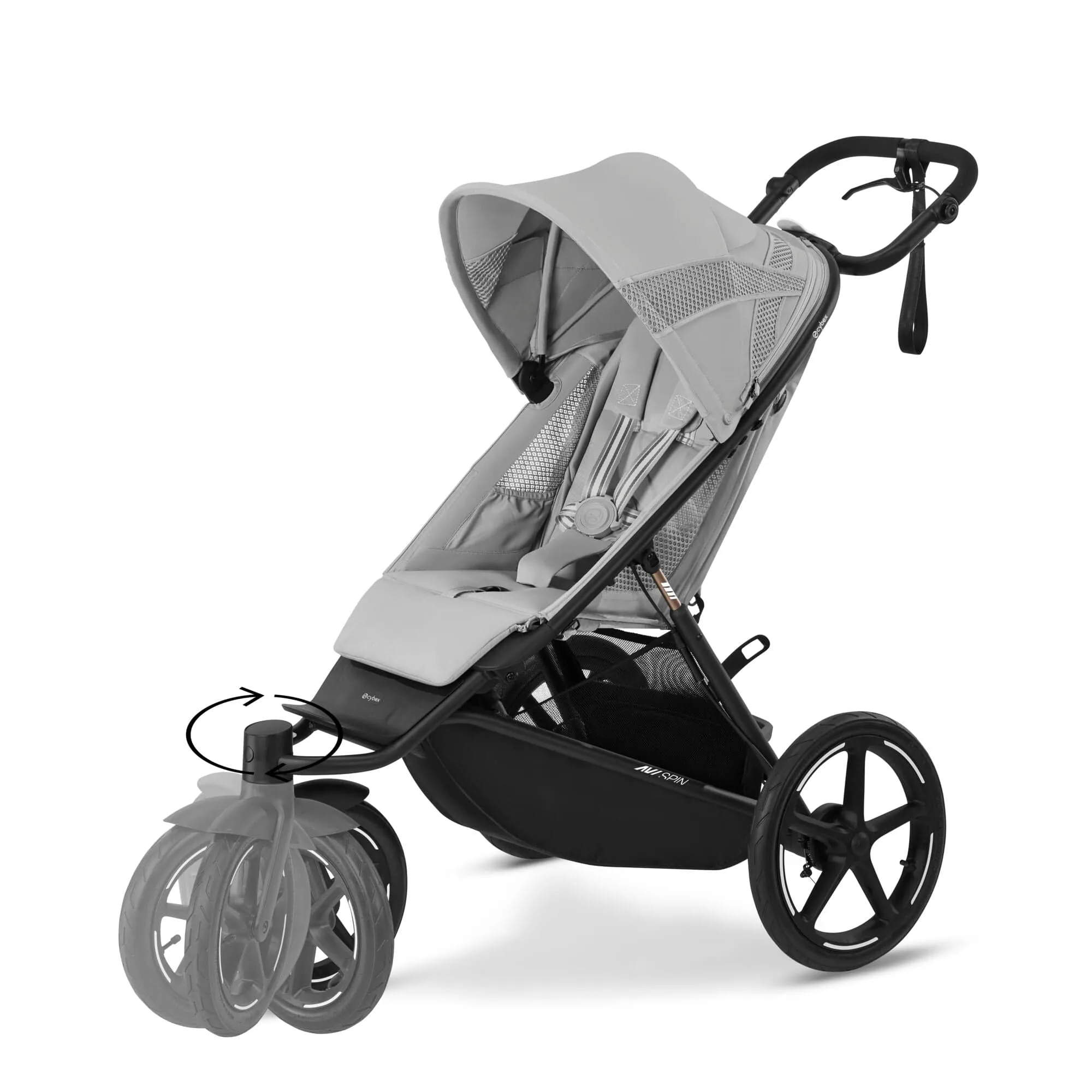 Cybex AVI Spin Essential Bundle - Fog Grey