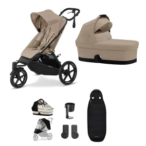Cybex Avi Spin Essential Bundle in Almond Beige