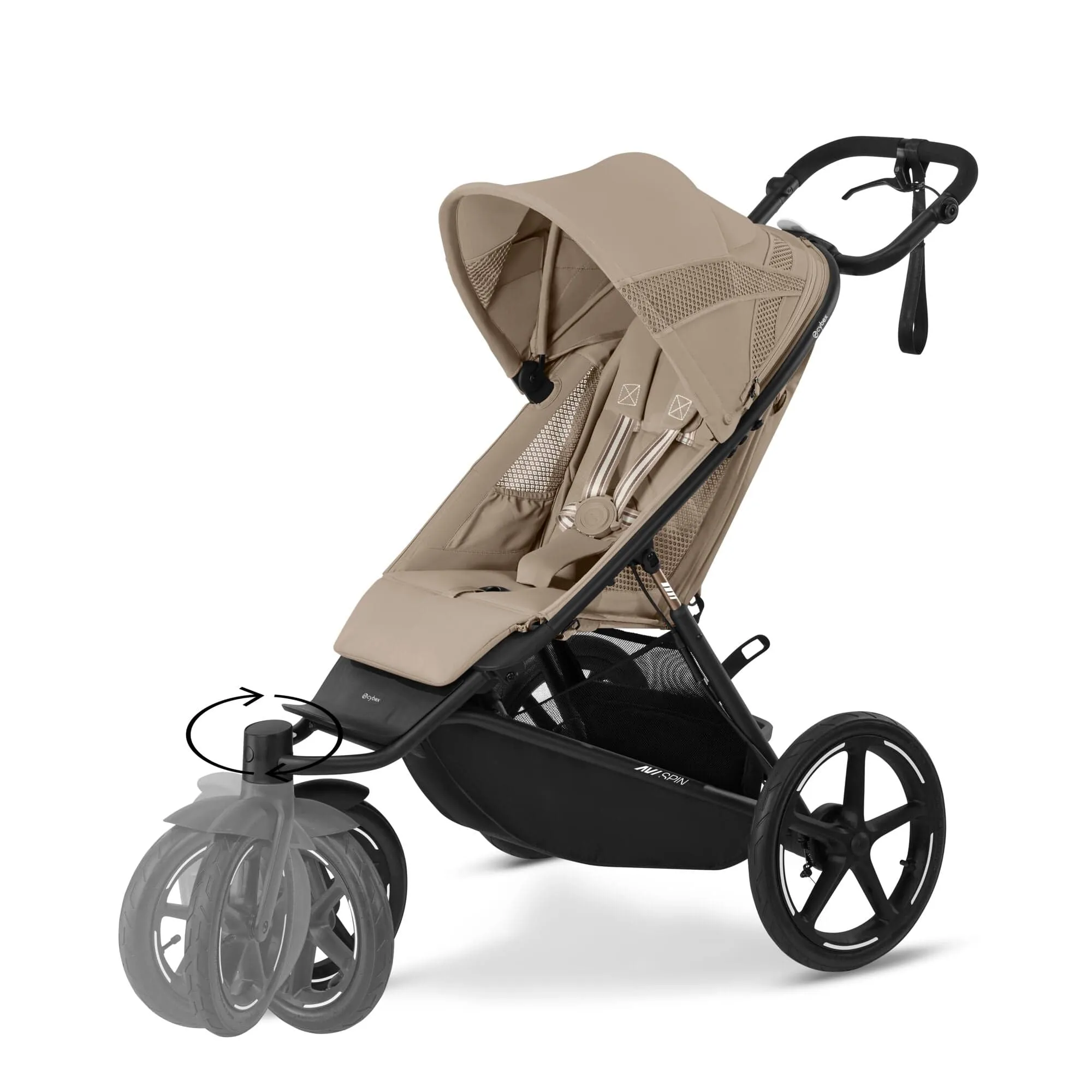 Cybex Avi Spin Essential Bundle in Almond Beige