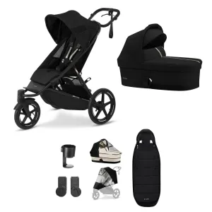 Cybex Avi Spin Essential Bundle in Moon Black