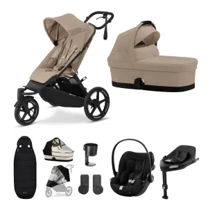 Cybex Avi Spin Luxury Bundle in Almond Beige