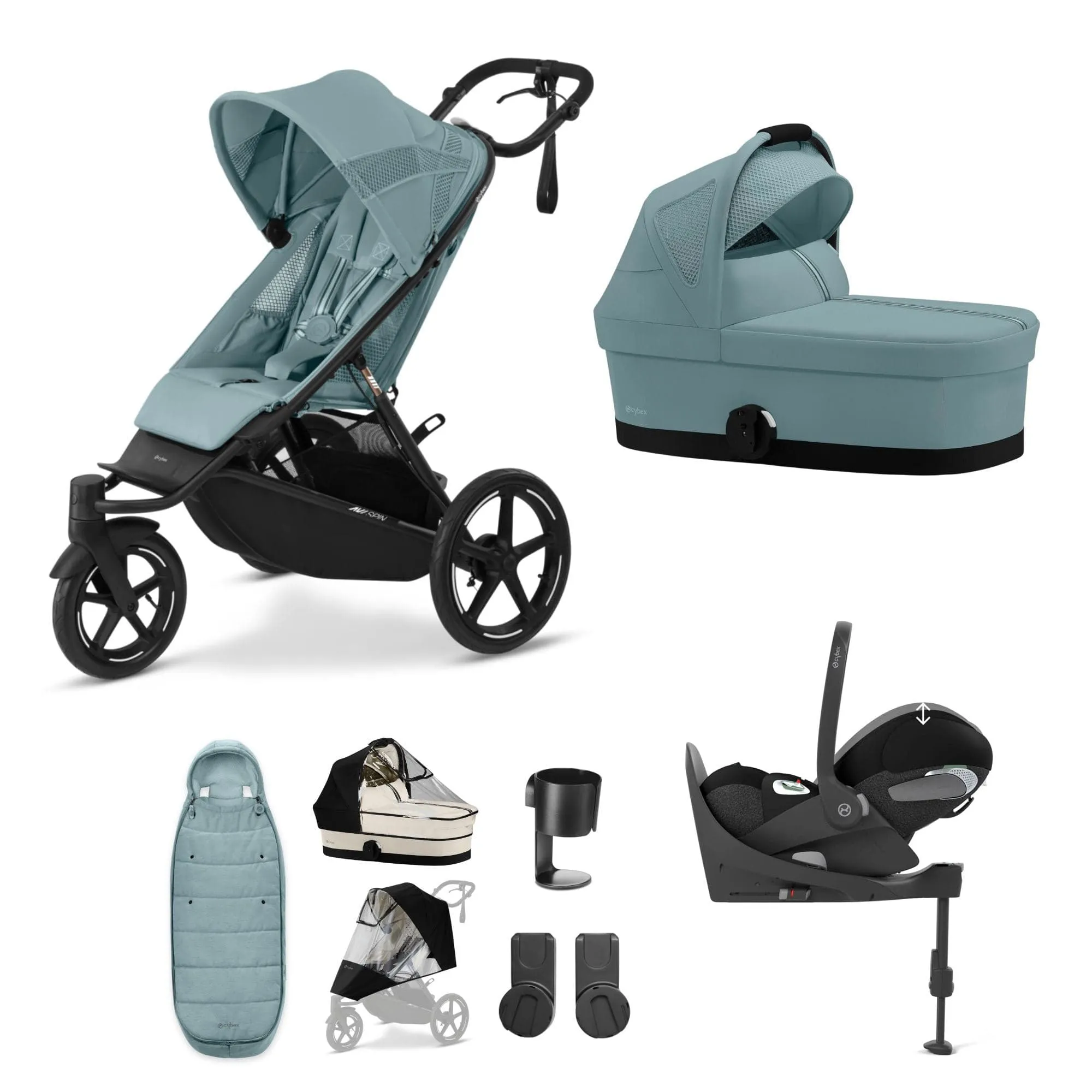 Cybex Avi Spin Luxury Bundle in Stormy Blue